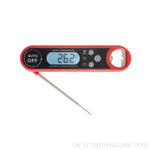 Sofort gelesenes Küchenthermometer mit rotierendem Bildschirm